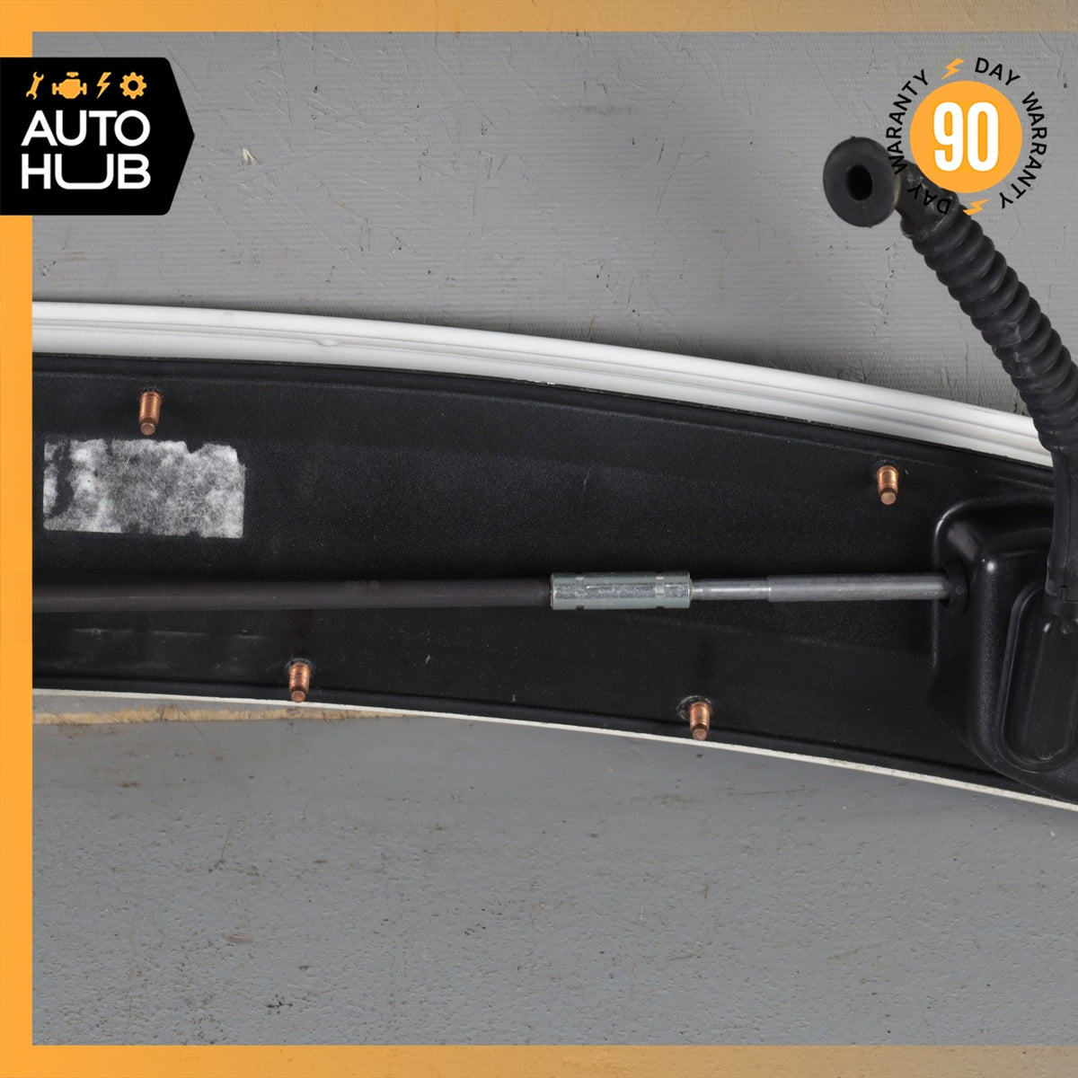 11-15 Audi 8J TT Coupe Rear Tailgate Trunk Lid Spoiler Wing White OEM - photo 15