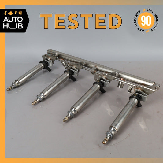 Mercedes W222 S550 CL550 Fuel Injection Rail Line w/ Injectors Left Side OEM - photo 1