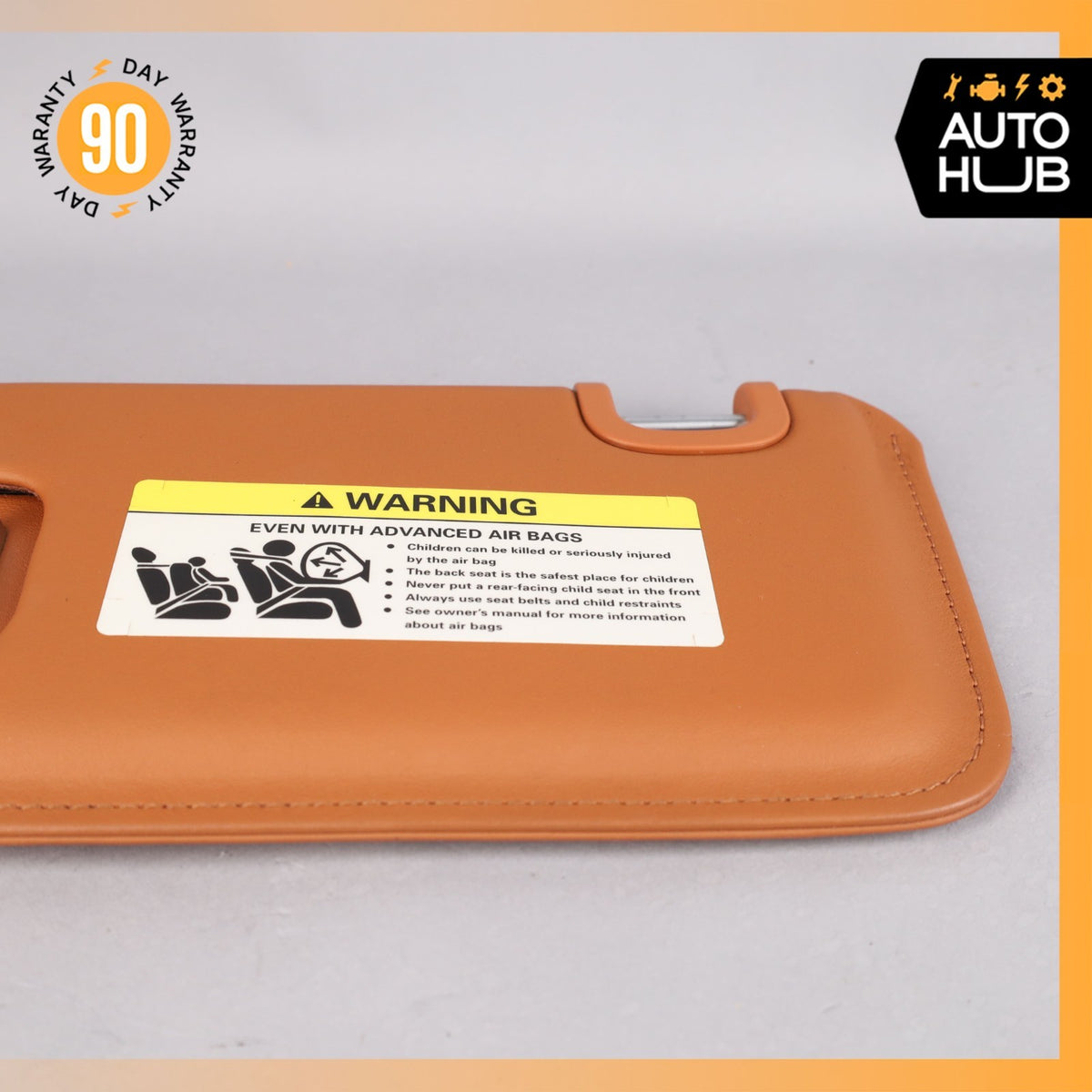 03-18 Bentley Continental Flying Spur Left Sun Visor Shade Sunvisor Brown OEM - photo 7