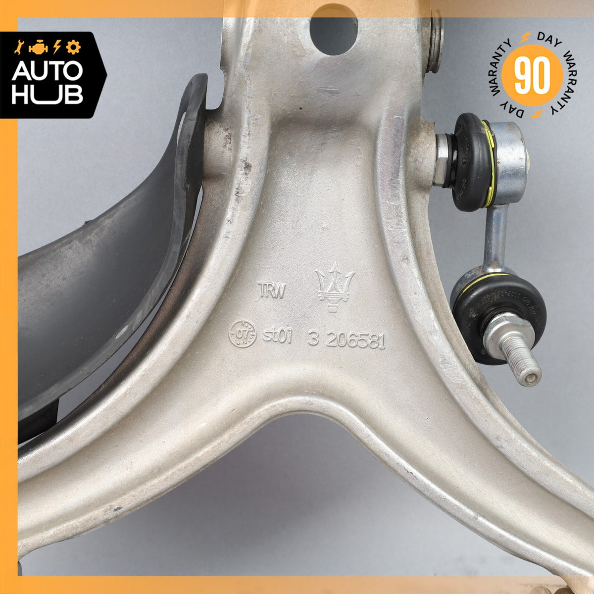 03-10 Maserati GranTurismo M145 Front Left Side Lower Control Arm 3206581 OEM - photo 4