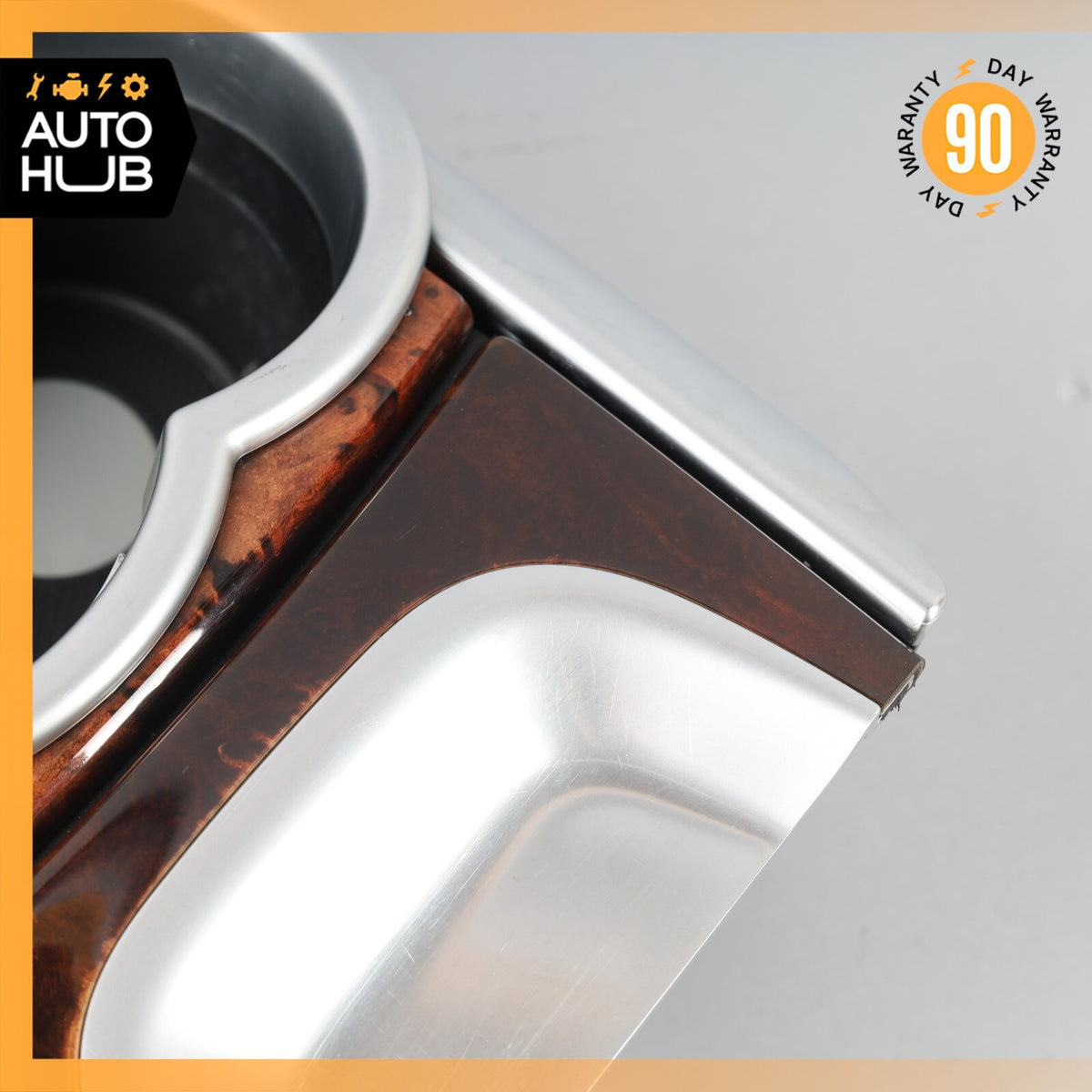 06-13 Mercedes W251 R500 R350 Center Console Cup Holder Ash Tray Wood OEM - photo 3