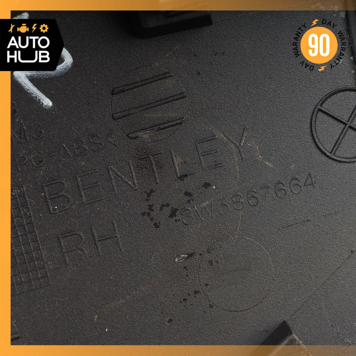 Bentley Continental Flying Spur Right Side Upper B-Pillar Cover Trim OEM - photo 13