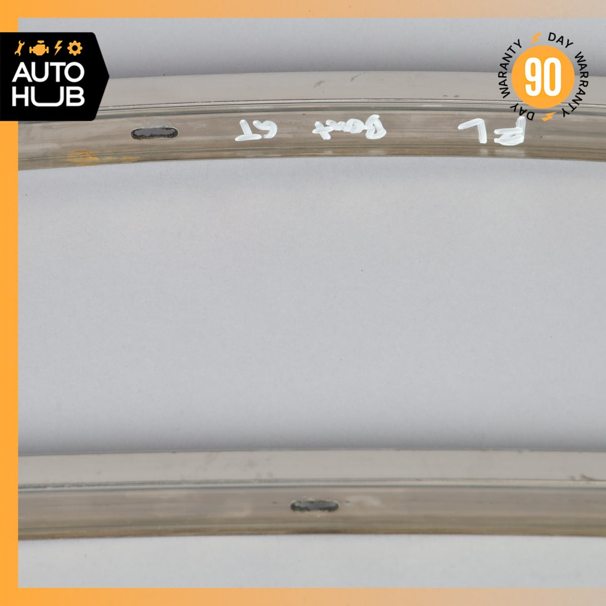 03-10 Bentley Continental GT Front Left & Right Door Window Molding Frame OEM - photo 5