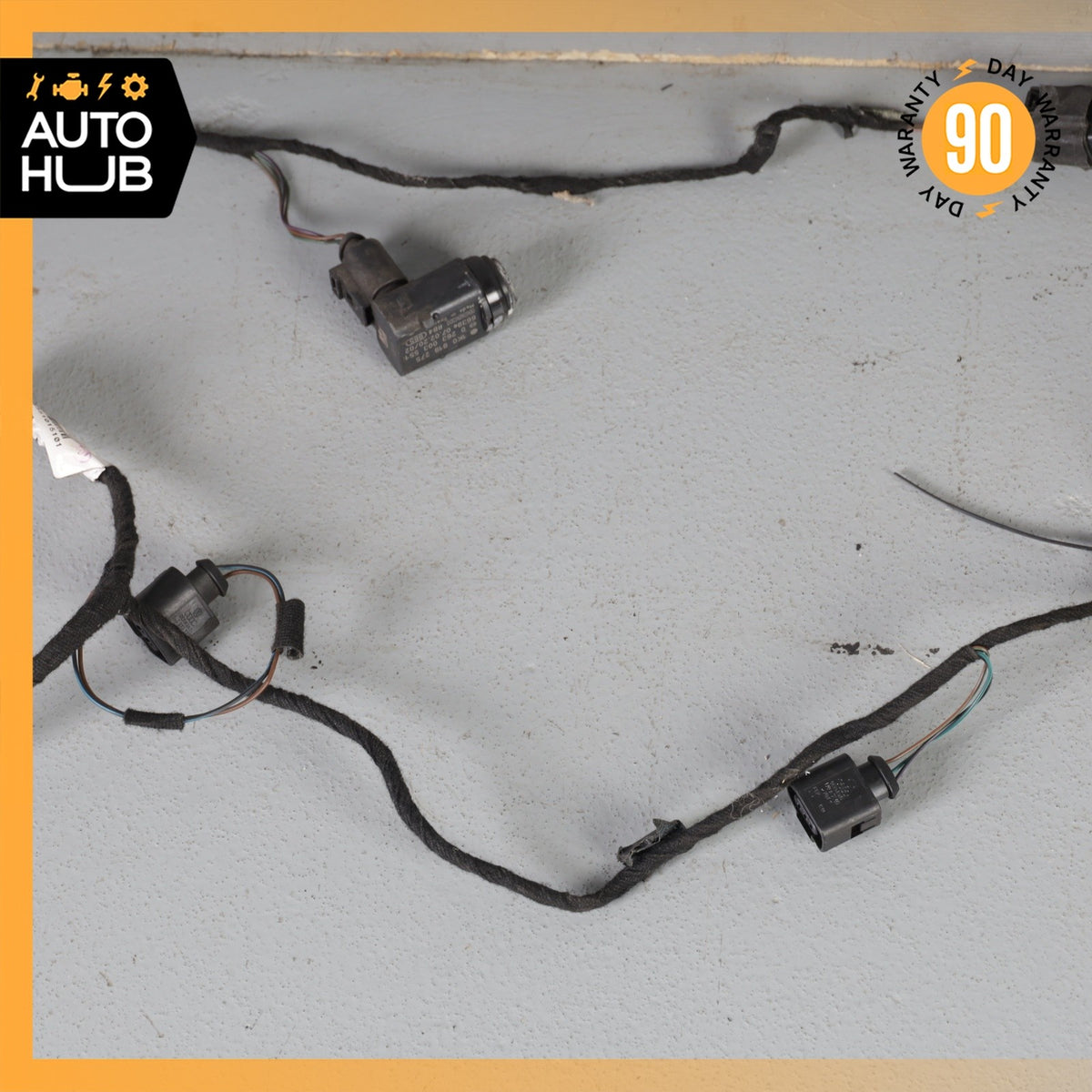 Bentley Continental GTC GT Rear Bumper Parking Sensor Wire Harness PDC OEM 40k - photo 5