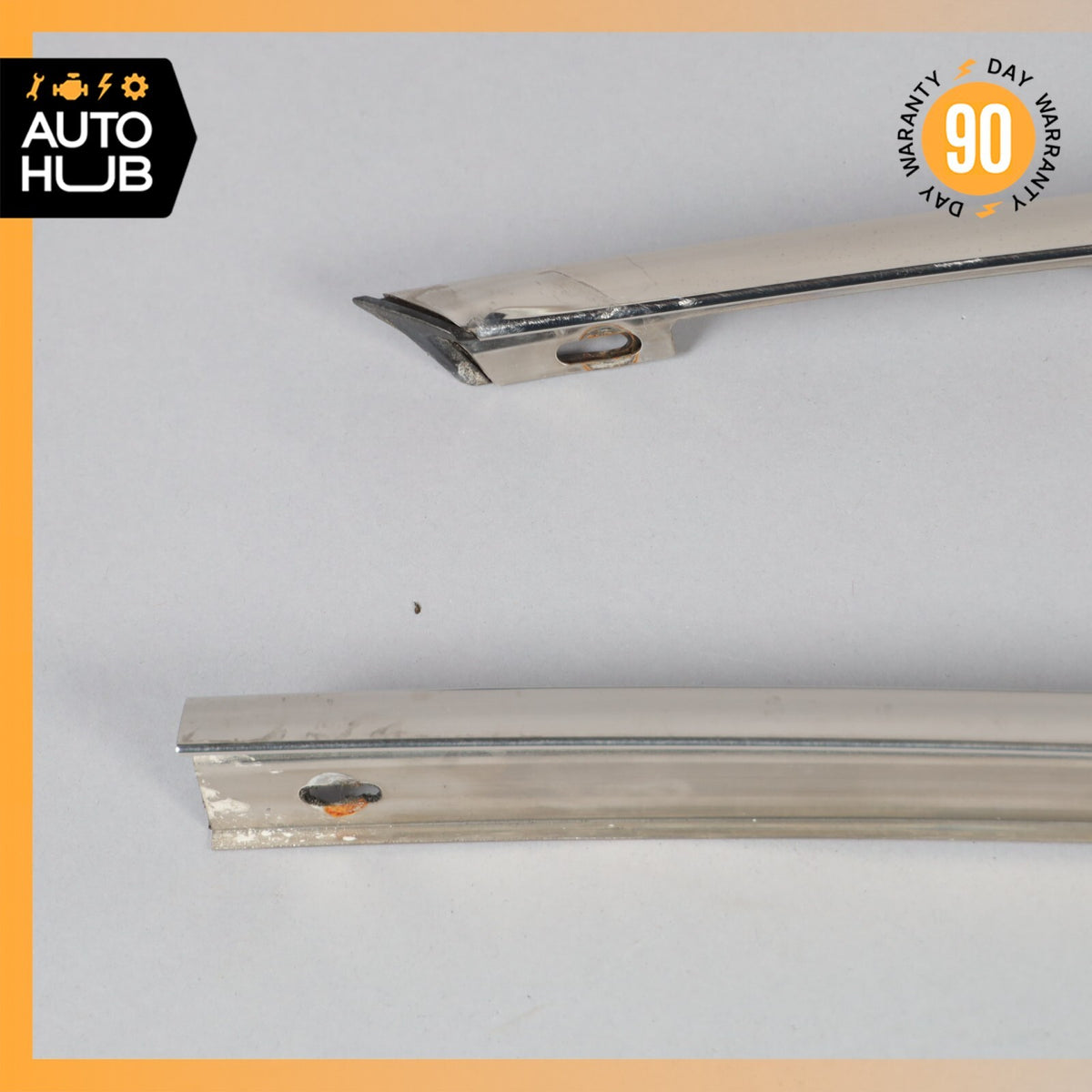 03-10 Bentley Continental GT Front Left & Right Door Window Molding Frame OEM - photo 2
