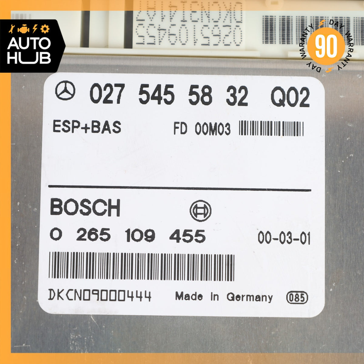 99-02 Mercedes R129 SL500 SL600 Electronic Stability Control Module ABS ESP OEM - photo 9