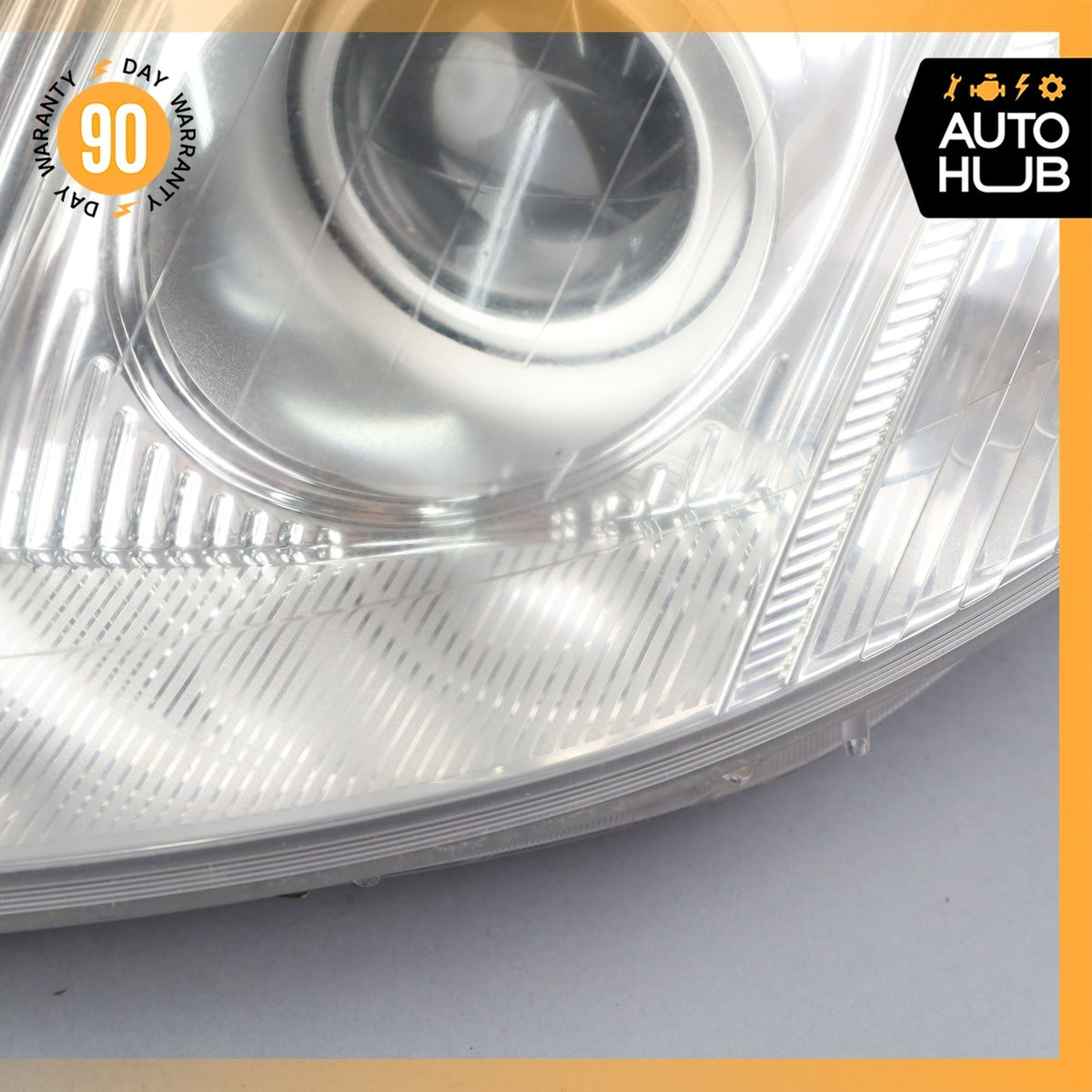 07-09 Mercedes W221 S550 S63 AMG Left Headlight Lamp Bi Xenon w/Night Vision OEM - photo 7