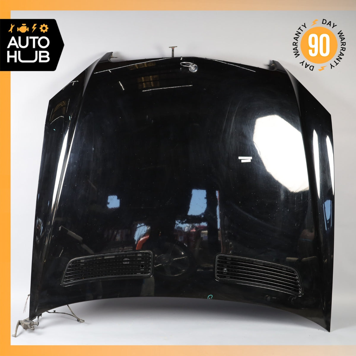 07-13 Mercedes W221 S550 S600 S350 Hood Panel Assembly Black OEM - photo 1