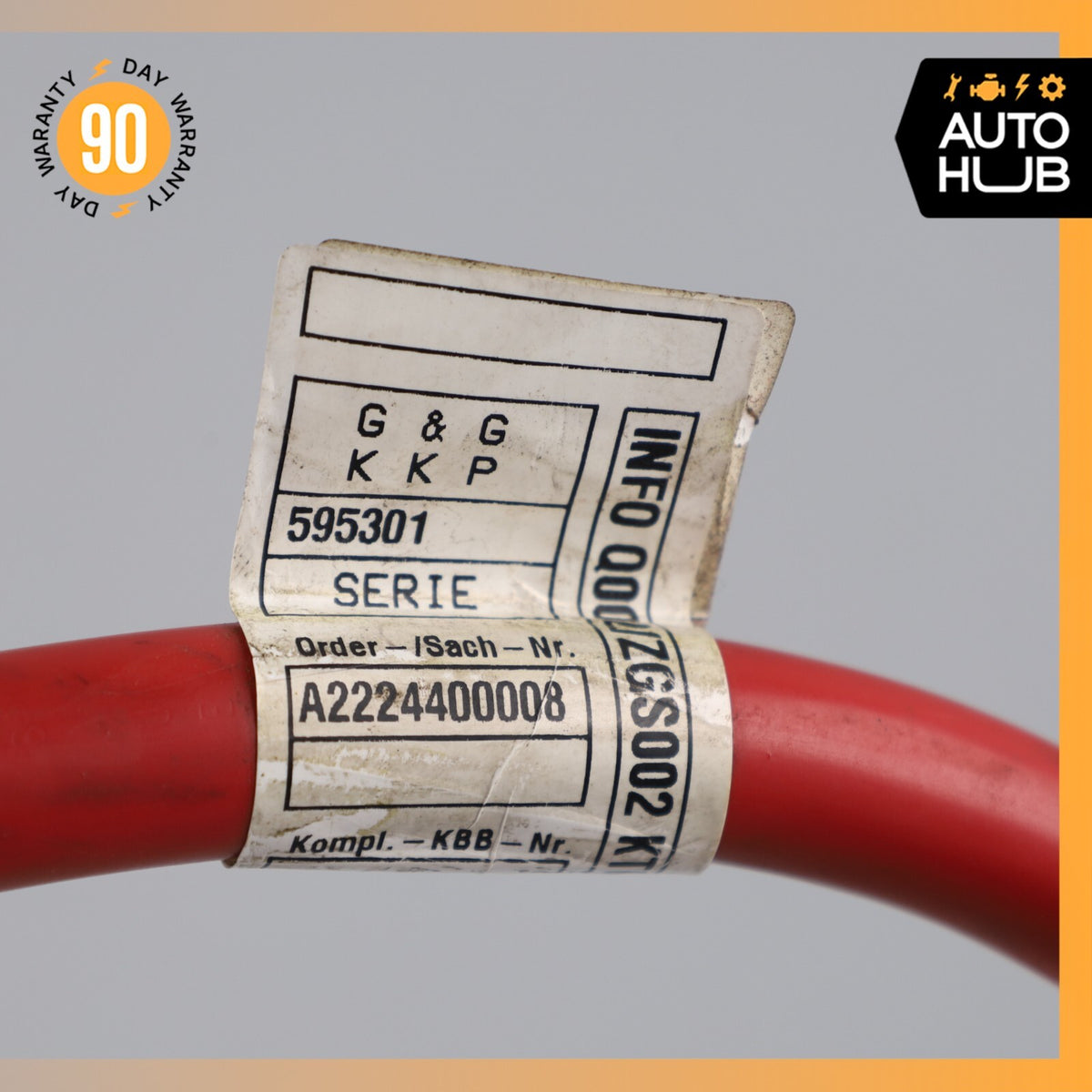 14-15 Mercedes W222 S600 S550 S63 AMG Positive Battery Terminal Cable OEM - photo 11