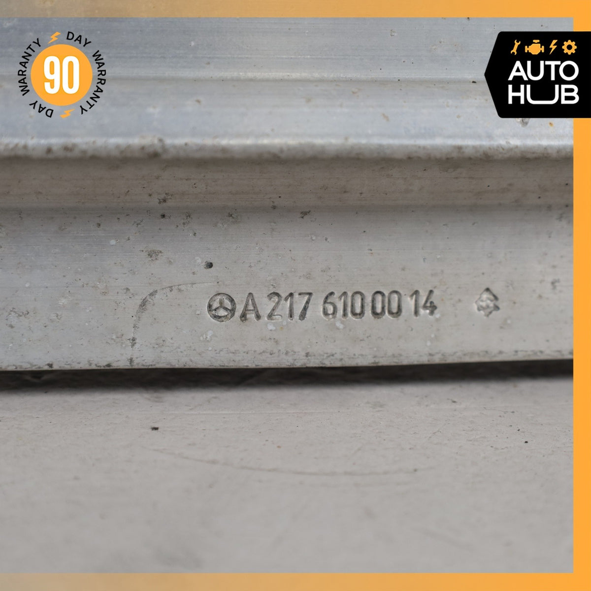 15-21 Mercedes W217 S550 S63 AMG Rear Bumper Reinforcement Impact Bar OEM 74k - photo 9