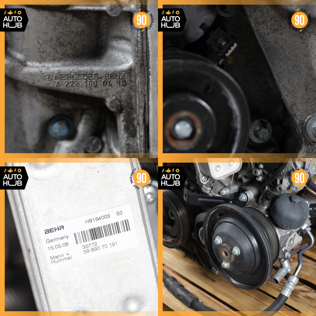 07-12 Mercedes R230 SL550 E550 Engine Motor Assembly 5.5L V8 M273 RWD OEM 113k - photo 21