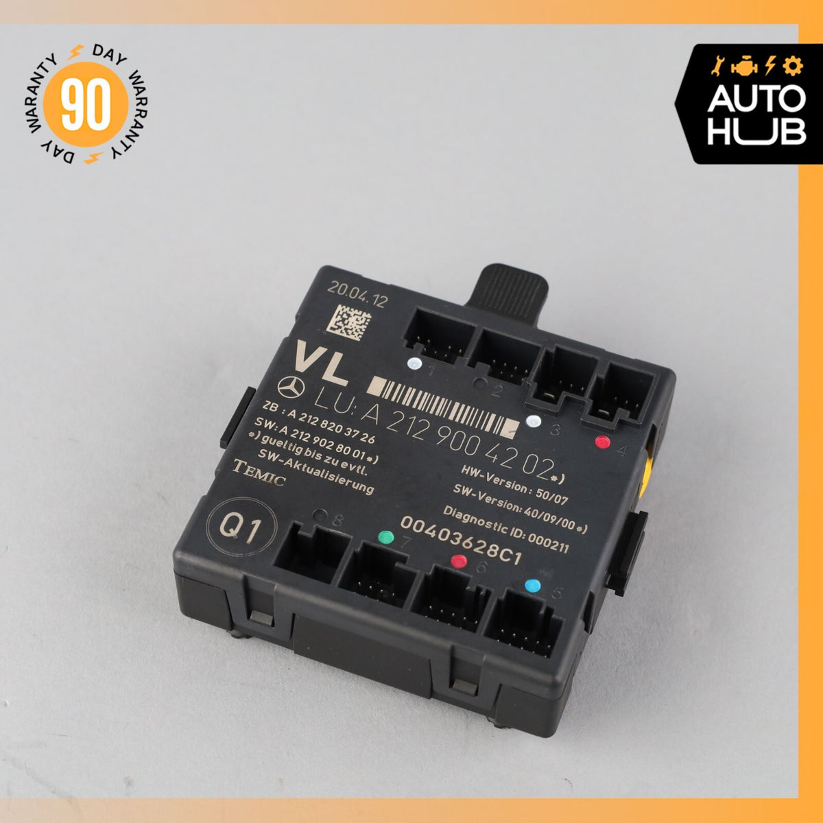 08-18 Mercedes W207 E350 C300 SLK350 Front Left Side Door Control Module OEM - photo 1