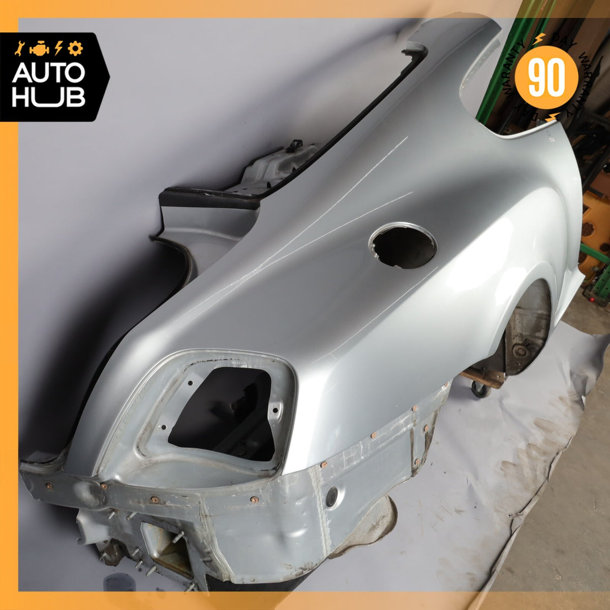 03-10 Bentley Continental GT Coupe Rear Right Side Quarter Panel Cut OEM - photo 15