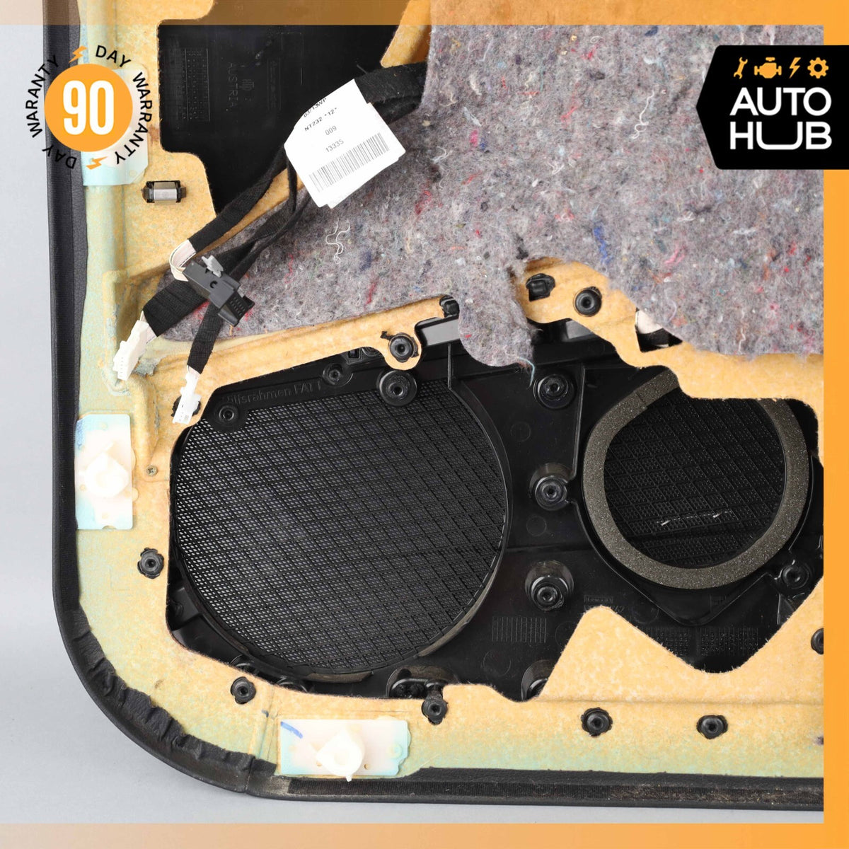 10-13 Mercedes W221 S63 AMG S550 Front Left Side Interior Door Panel Black OEM - photo 15