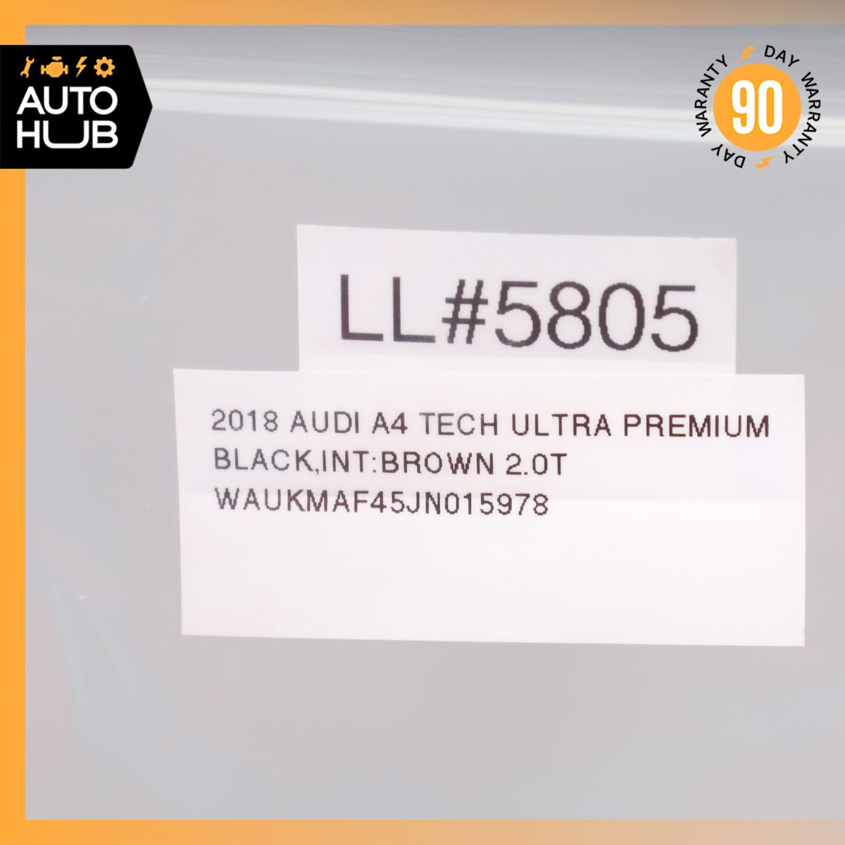 2018 Audi B9 A4 Front Oxygen O2 Probe Sensor Lambda 8R0906262 OEM 56k - photo 12