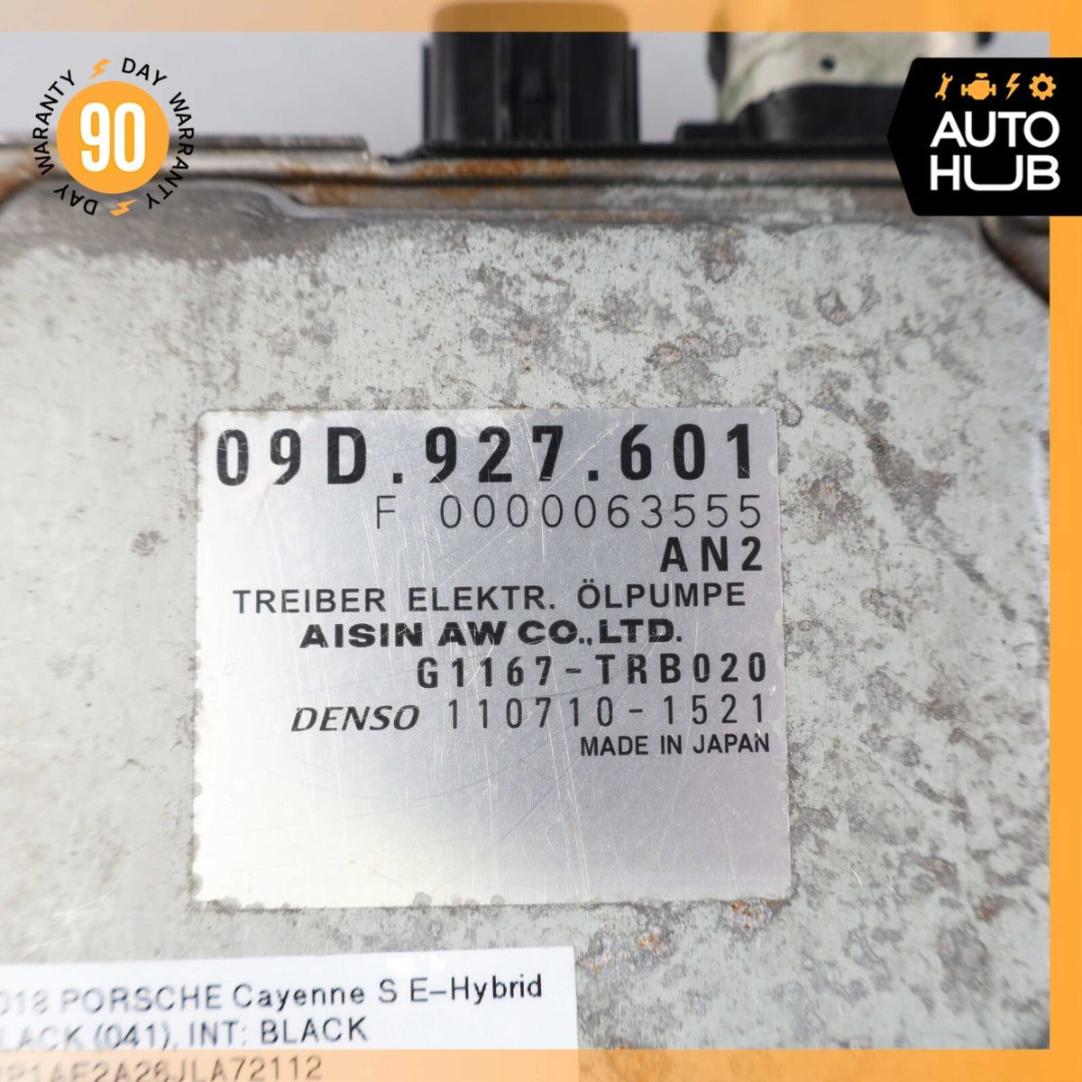 11-18 Porsche Cayenne 958 E-Hybrid S Engine Oil Pump Control Module Unit OEM - photo 7