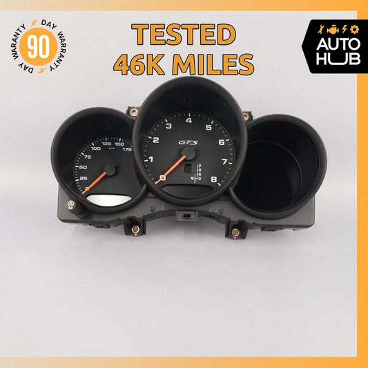 17-18 Porsche Macan 95B GTS Instrument Speedometer Cluster Black OEM 46k - photo 1