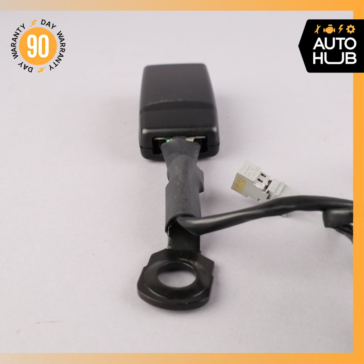 10-16 Porsche Panamera 970 Front Right Passenger Side Seat Belt Buckle Black OEM - photo 3