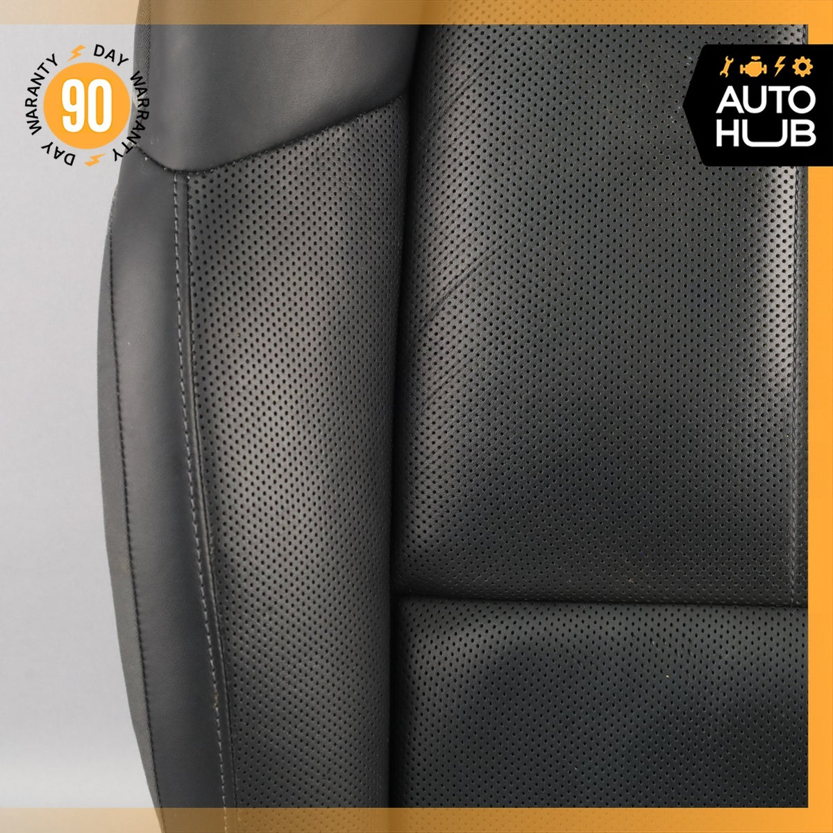 15-18 Porsche Macan 95B Front Left Lower Bottom Seat Cushion Leather Black OEM - photo 7