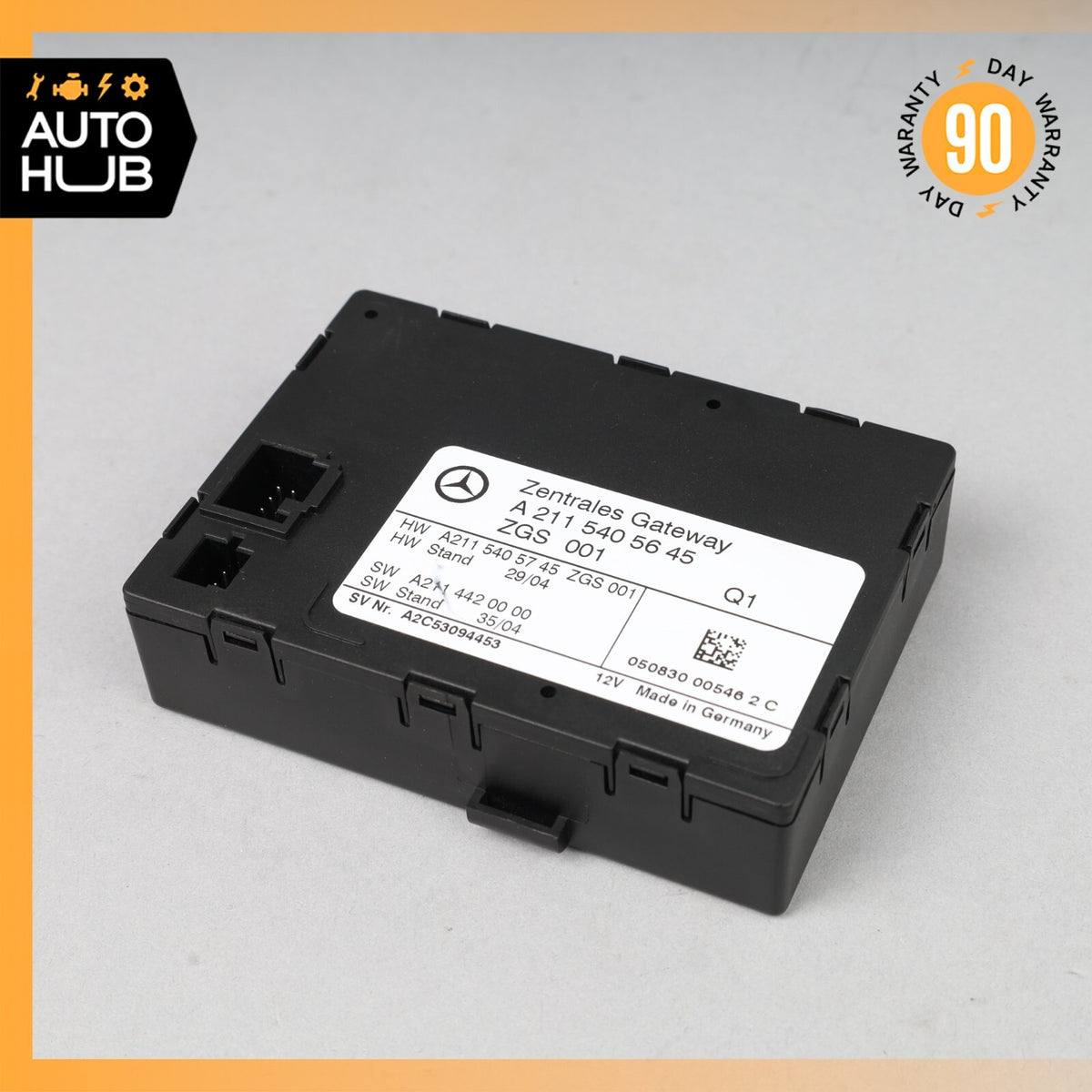03-11 Mercedes W219 CLS500 E550 Central Gateway Control Module 2115405645 OEM - photo 1