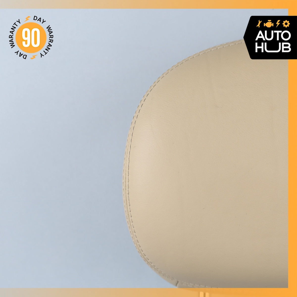 07-09 Mercedes W211 E63 AMG Seat Headrest Head Rest Left Or Right Side Beige OEM - photo 3