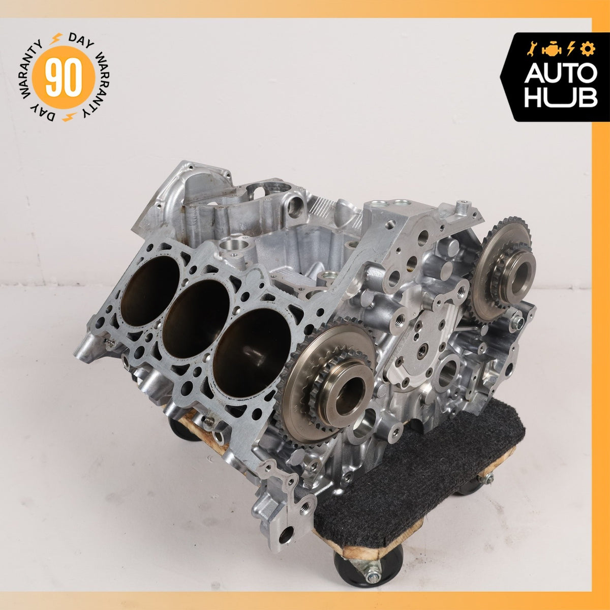 15-19 Audi D4 A8 Q7 A6 A7 3.0L V6 Engine Motor Block 06E103023CQ OEM 80k - photo 2