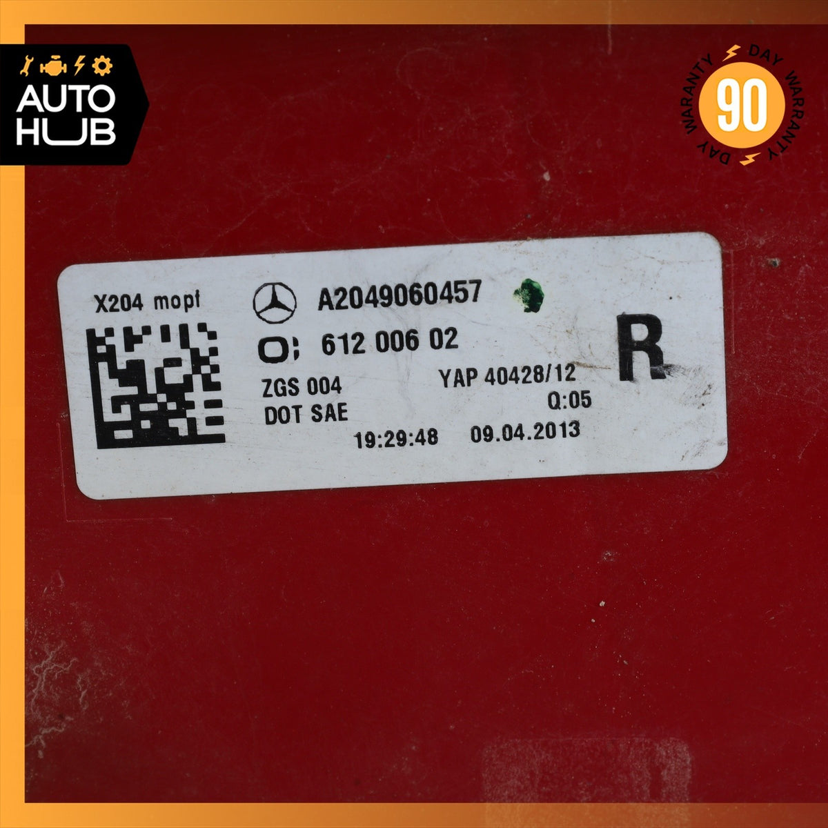 13-15 Mercedes X204 GLK350 GLK250 Right Side Tail Light Lamp Assembly OEM - photo 13