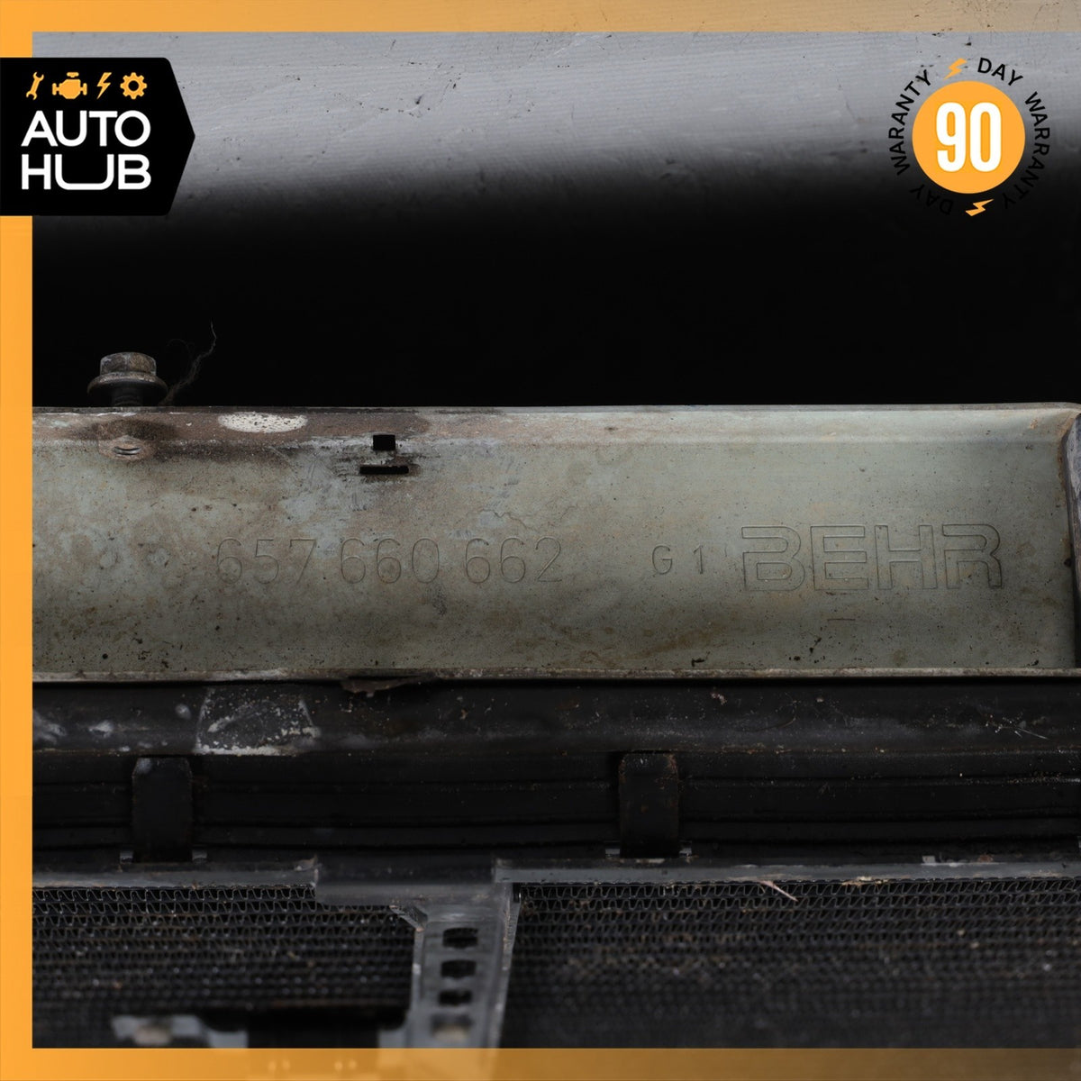 92-93 Mercedes W140 300SE Engine Water Cooling Radiator A/C Condenser Cooler OEM - photo 14
