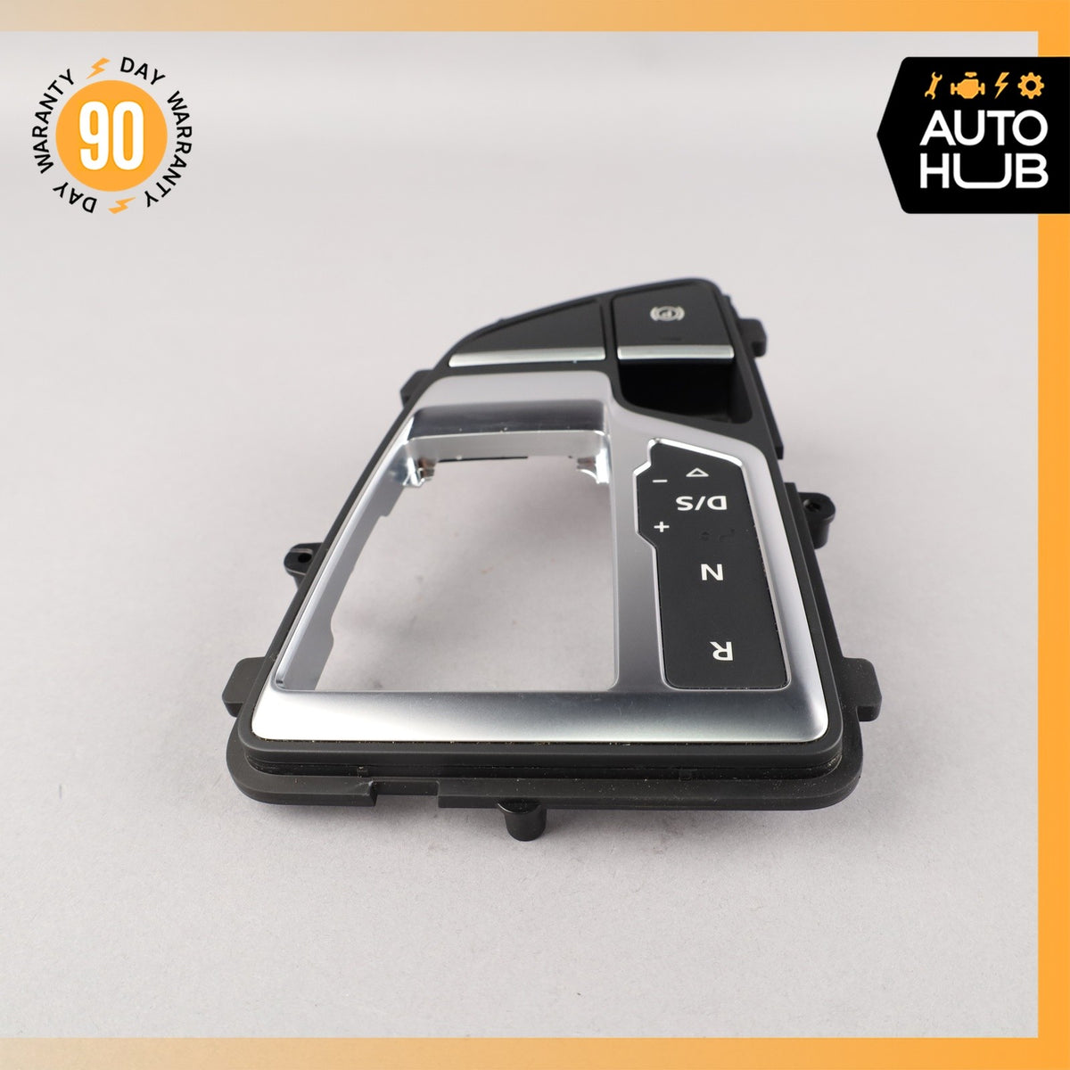 17-19 Audi 4M Q7 Center Console Shift Shifter Bezel Trim OEM OEM 87k - photo 4