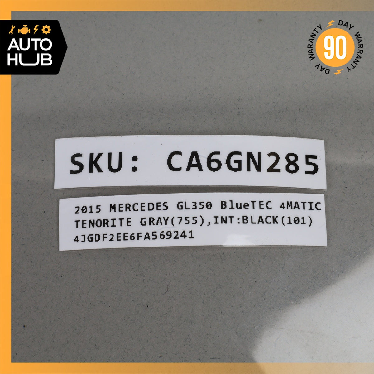 12-19 Mercedes X166 GL350 ML550 Sun Visor Sunvisor Right Passenger Side Gray OEM - photo 15