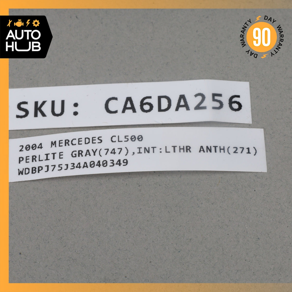 00-06 Mercedes W215 CL500 CL55 CL600 Quarter Airbag Air Bag Rear Right Side OEM - photo 8