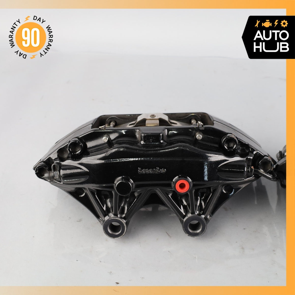 03-04 Aston Martin DB7 Vantage Front Brake Caliper Set Black 28124627AA OEM 38k - photo 9