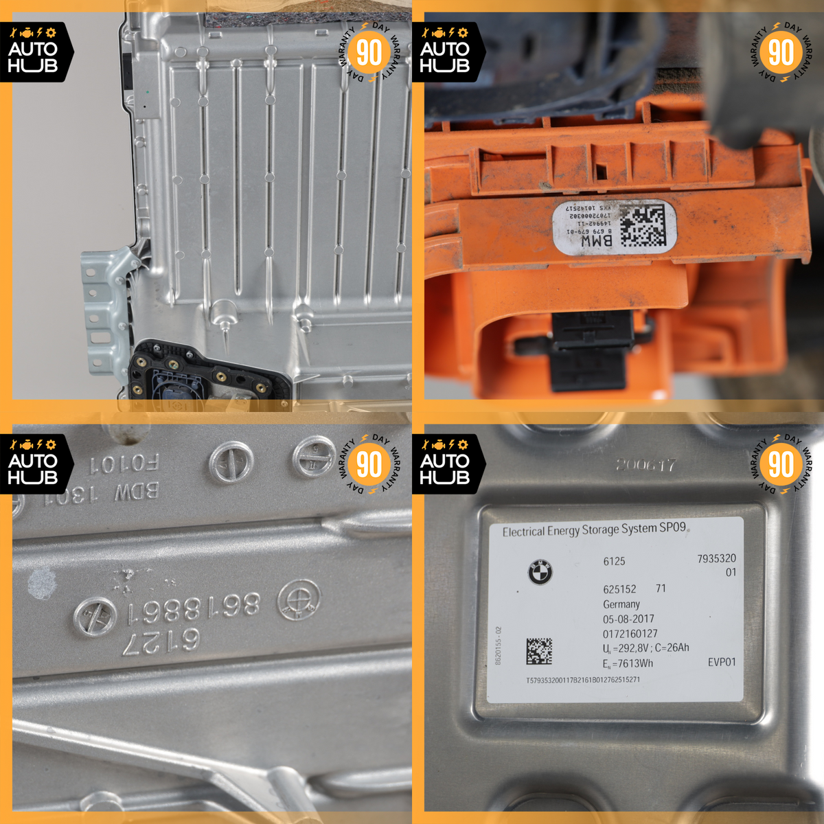 16-18 BMW F30 330e Hybrid Engine High Voltage Battery 61257935320 OEM 61k - photo 19