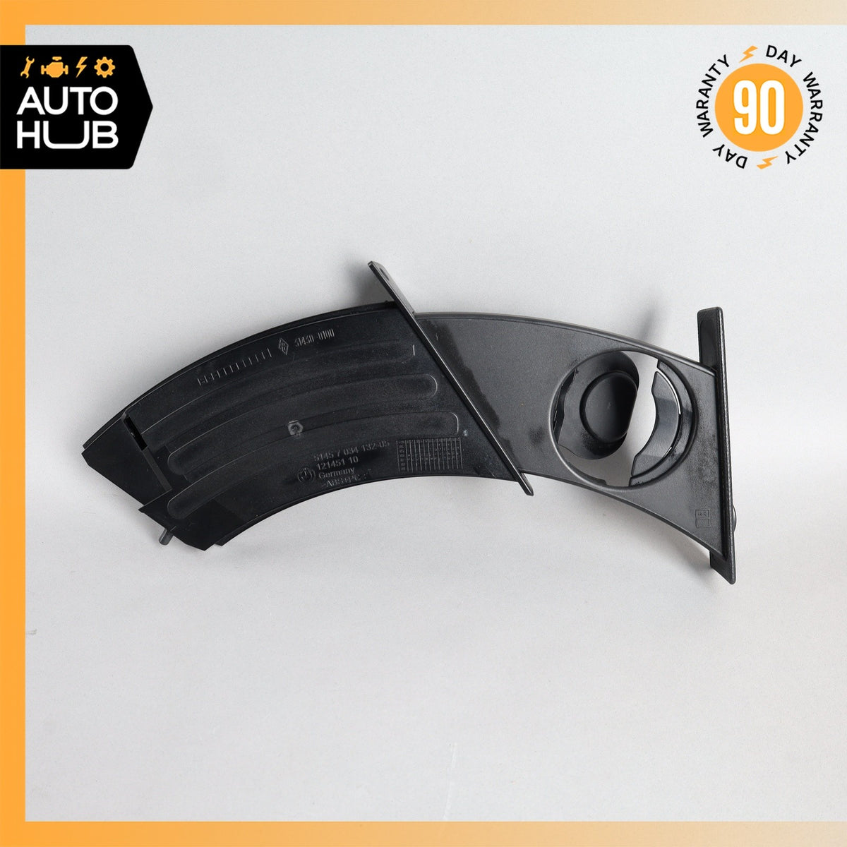 04-10 BMW E60 550i 528i 535i Left Dashboard Storage Cupholder Trim OEM - photo 4