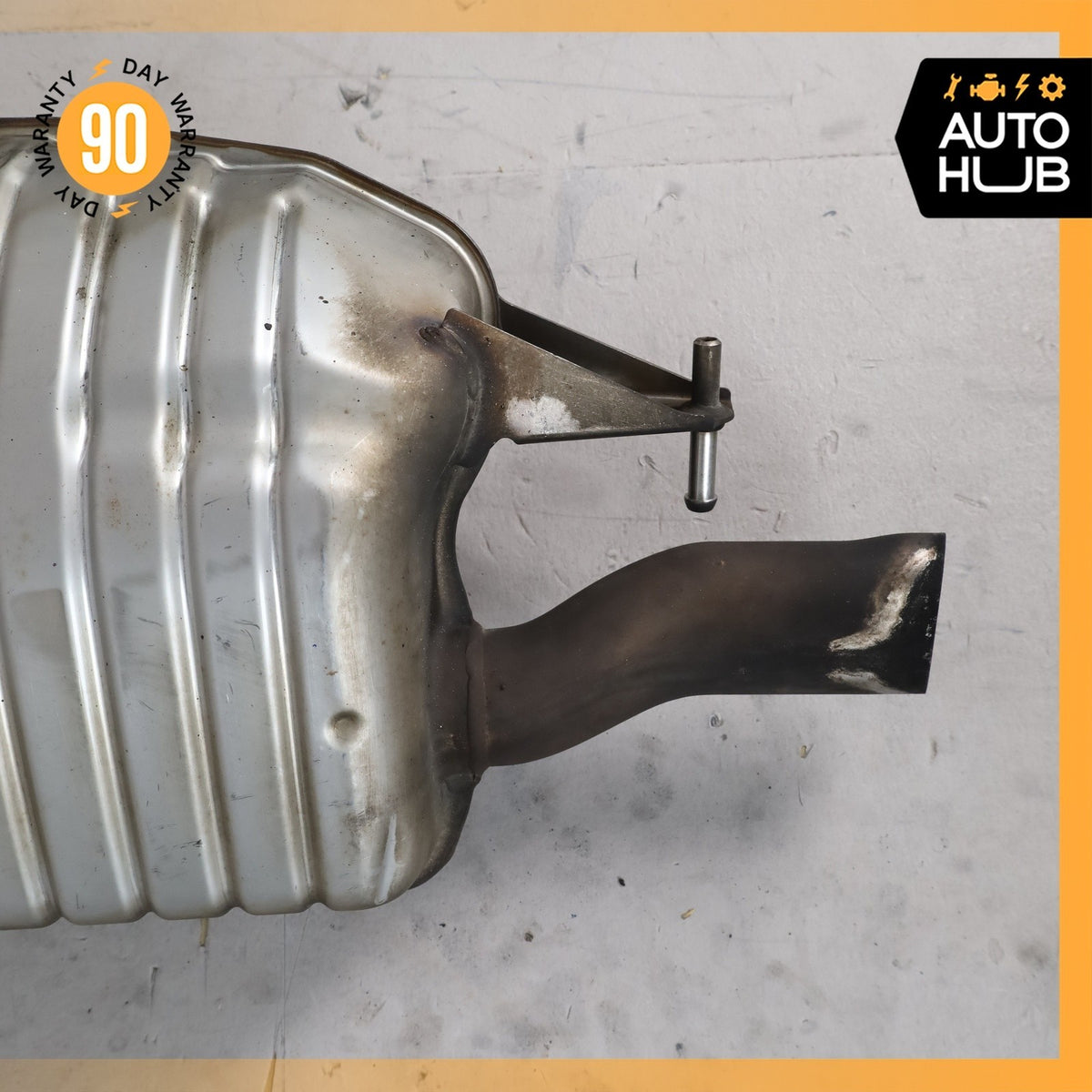 17-18 Mercedes W213 E43 AMG Left & Right Side Exhaust Muffler Mufflers OEM 77k - photo 8