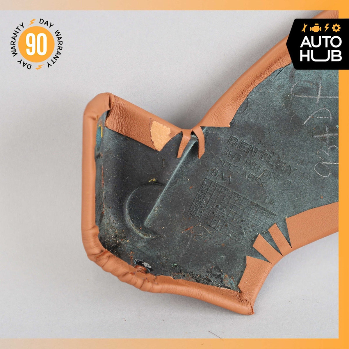Bentley Continental GT GTC Front Right Inside Seat Cover Trim Brown OEM - photo 5