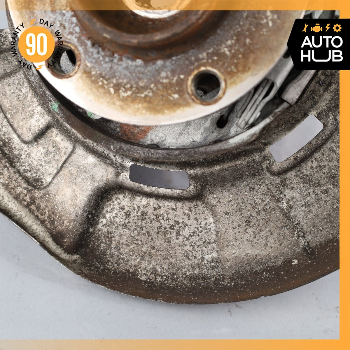 07-19 BMW E70 X5 X6 Rear Left Driver Side Spindle Knuckle Hub w/ Shield OEM - photo 4