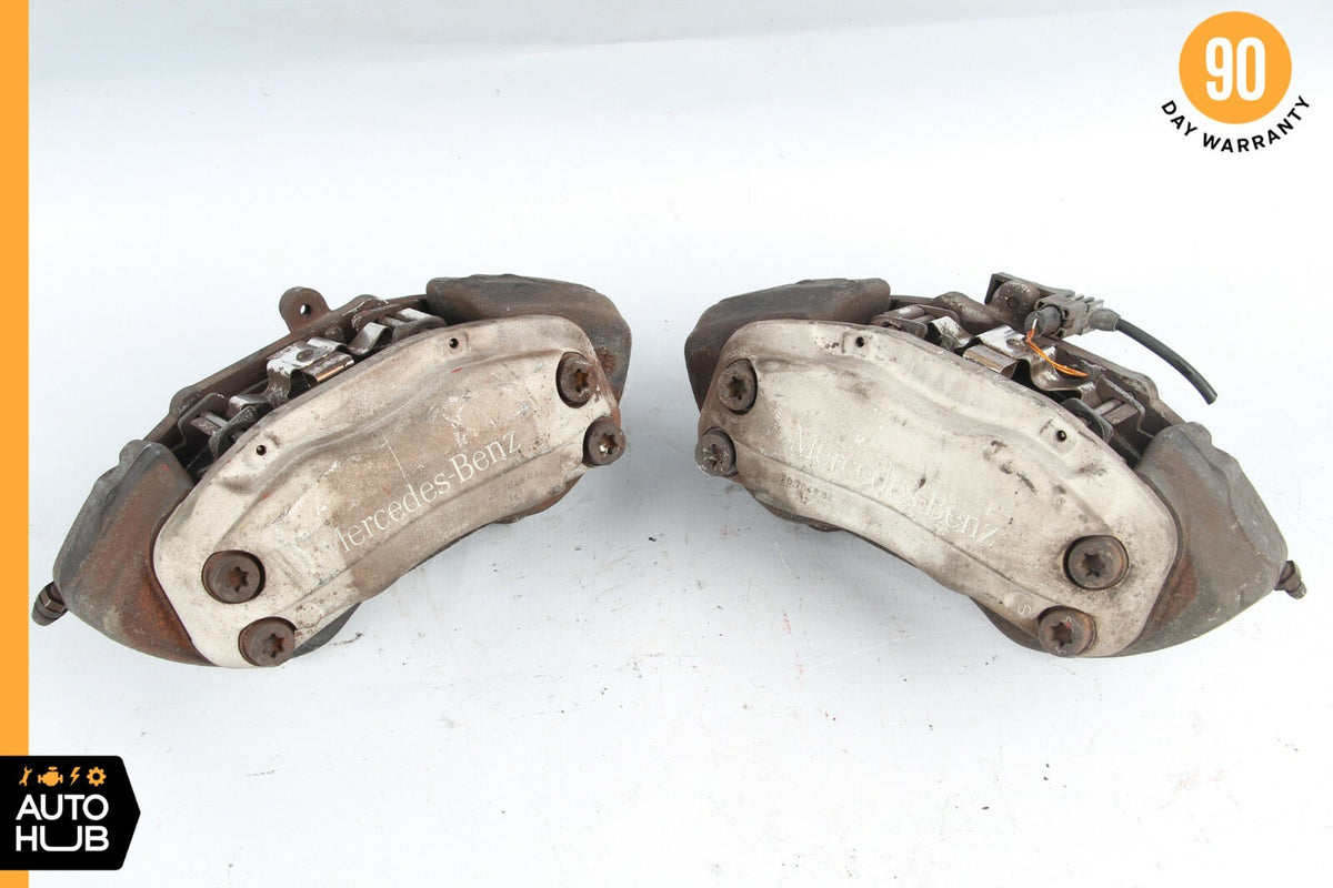 03-06 Mercedes R230 SL500 Brake Caliper Calipers Front Left & Right Set OEM - photo 1