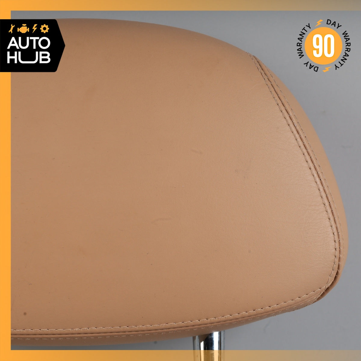 Bentley Arnage Front or Rear Seat Headrest Head Rest Brown OEM 50k - photo 3