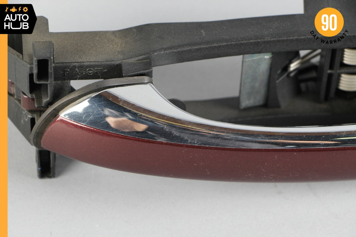03-09 Mercedes W211 E350 E320 E500 Exterior Door Handle Rear Left Side Red OEM - photo 2