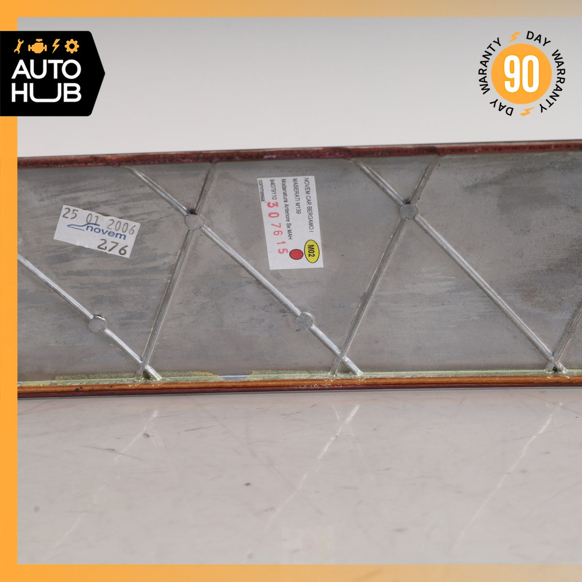 03-13 Maserati Quattroporte M139 Front Left Side Door Panel Trim Panel Wood OEM - photo 7