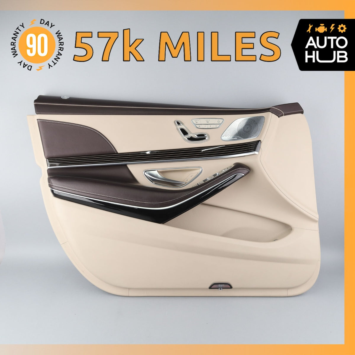 14-20 Mercedes W222 Maybach S600 S550 Front Left Side Door Panel Designo OEM 57k - photo 1