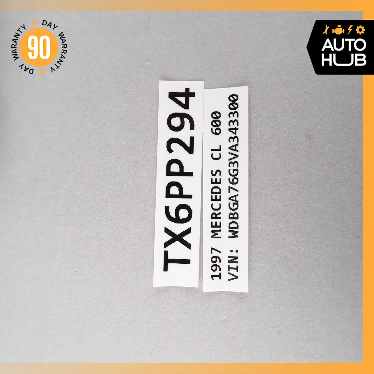 Mercedes W140 CL600 S500 Bumper Parktronic Parking Sensor OEM 63k - photo 11