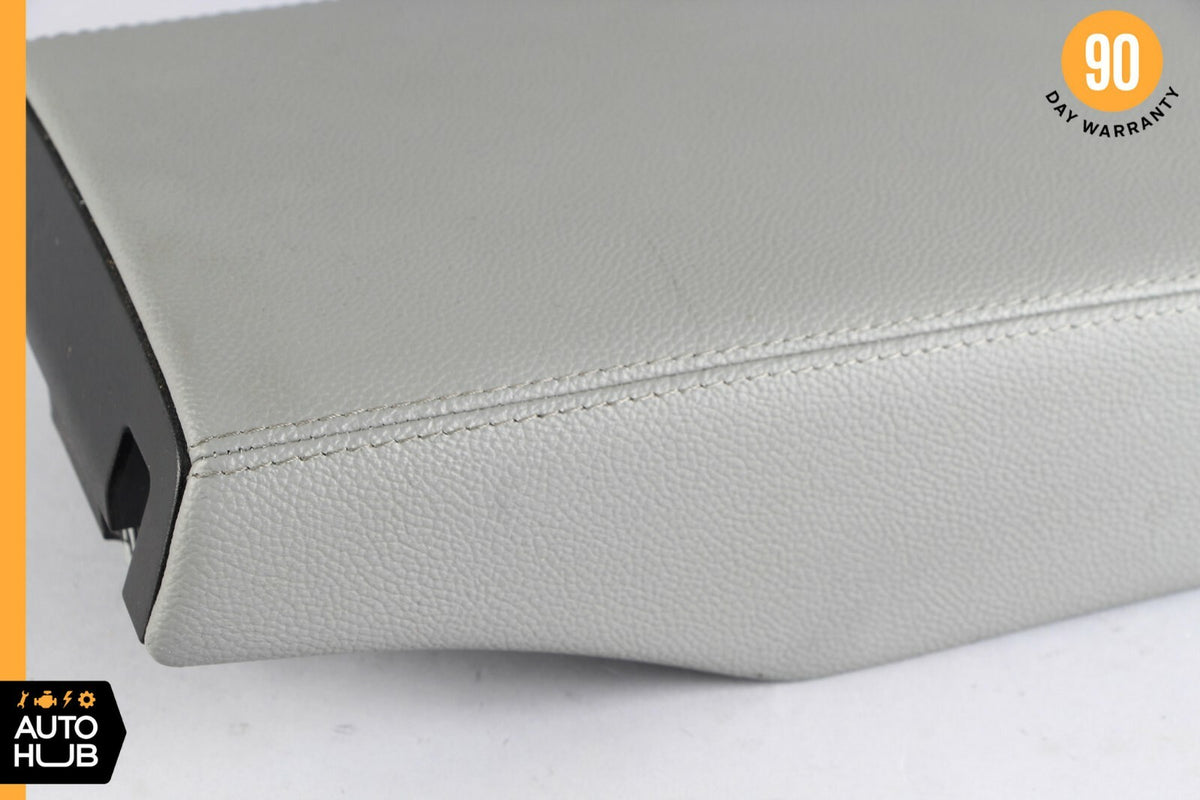 03-06 Mercedes R230 SL500 Center Console Rear Lid Cover Panel Gray OEM - photo 5