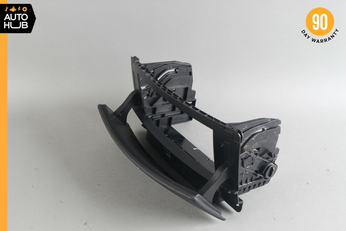 07-09 Mercedes W221 S550 S450 Center Console Dashboard CD Player Cover Black OEM - photo 5