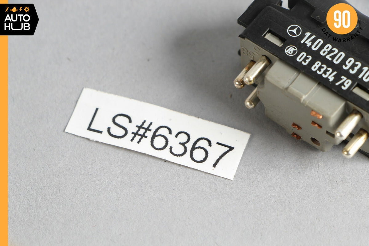 92-99 Mercedes W140 CL600 S420 S500 Rear Left Seat Folding Power Switch Button - photo 6