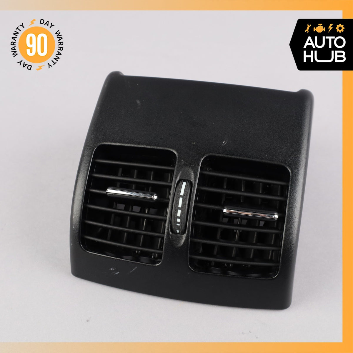 08-17 Mercedes W204 C250 E350 Rear Center Console AC Air Vent Trim Black OEM - photo 2