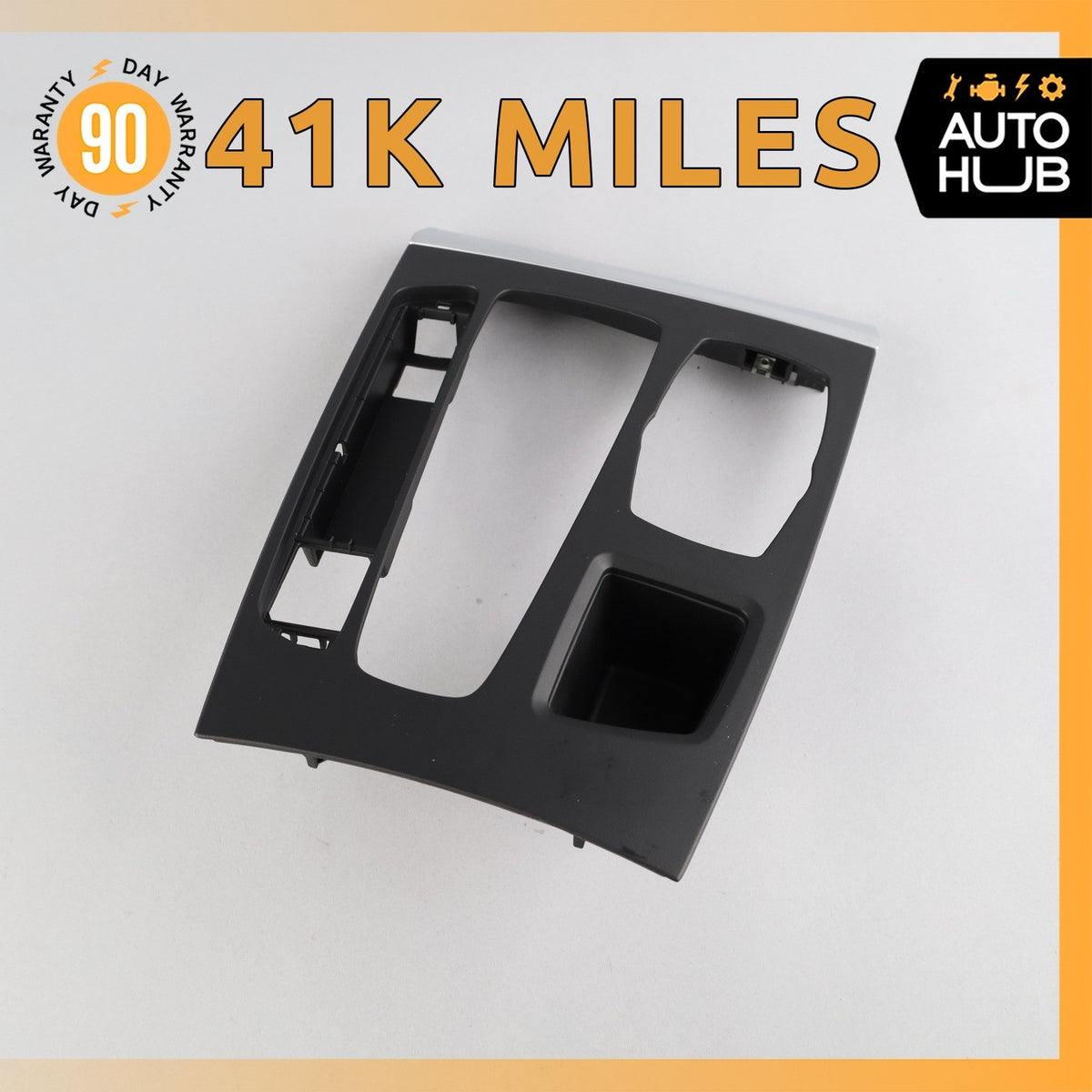 14-17 BMW F15 X5 Center Console Shifter Cover Panel Trim Bezel 51169252115 OEM - photo 1