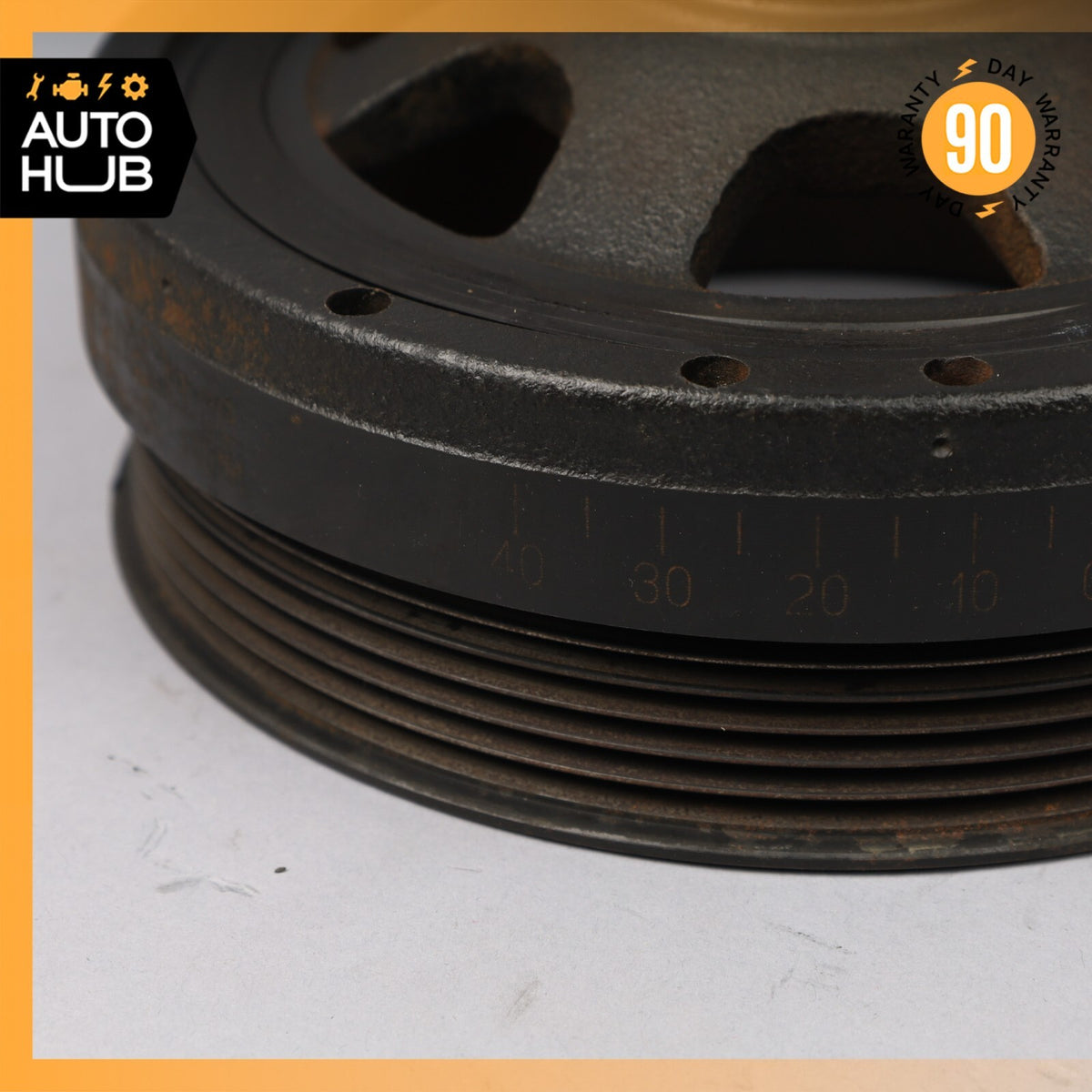 98-07 Mercedes R129 SL500 E430 Engine Motor Crankshaft Pulley Vibration Damper - photo 3