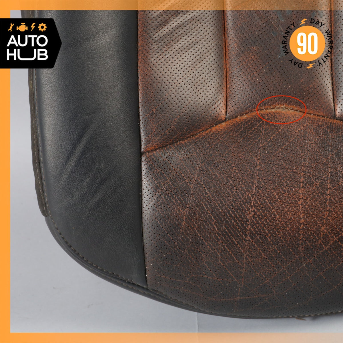 04-08 Cadillac XLR Left Driver Side Bottom Lower Seat Cushion Black OEM - photo 2